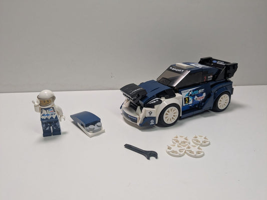 LEGO Speed Champions: Ford Fiesta M-Sport WRC (Missing Stickers) (75885) - Incomplete - box front