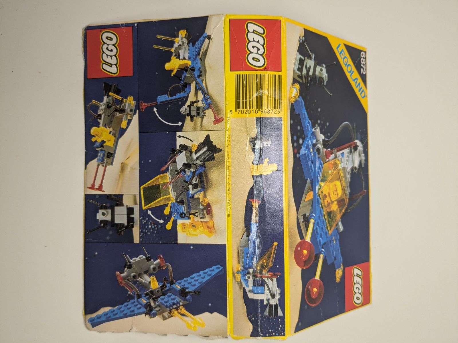 LEGO Space: Xenon X-Craft (6872) - Almost Complete - side view
