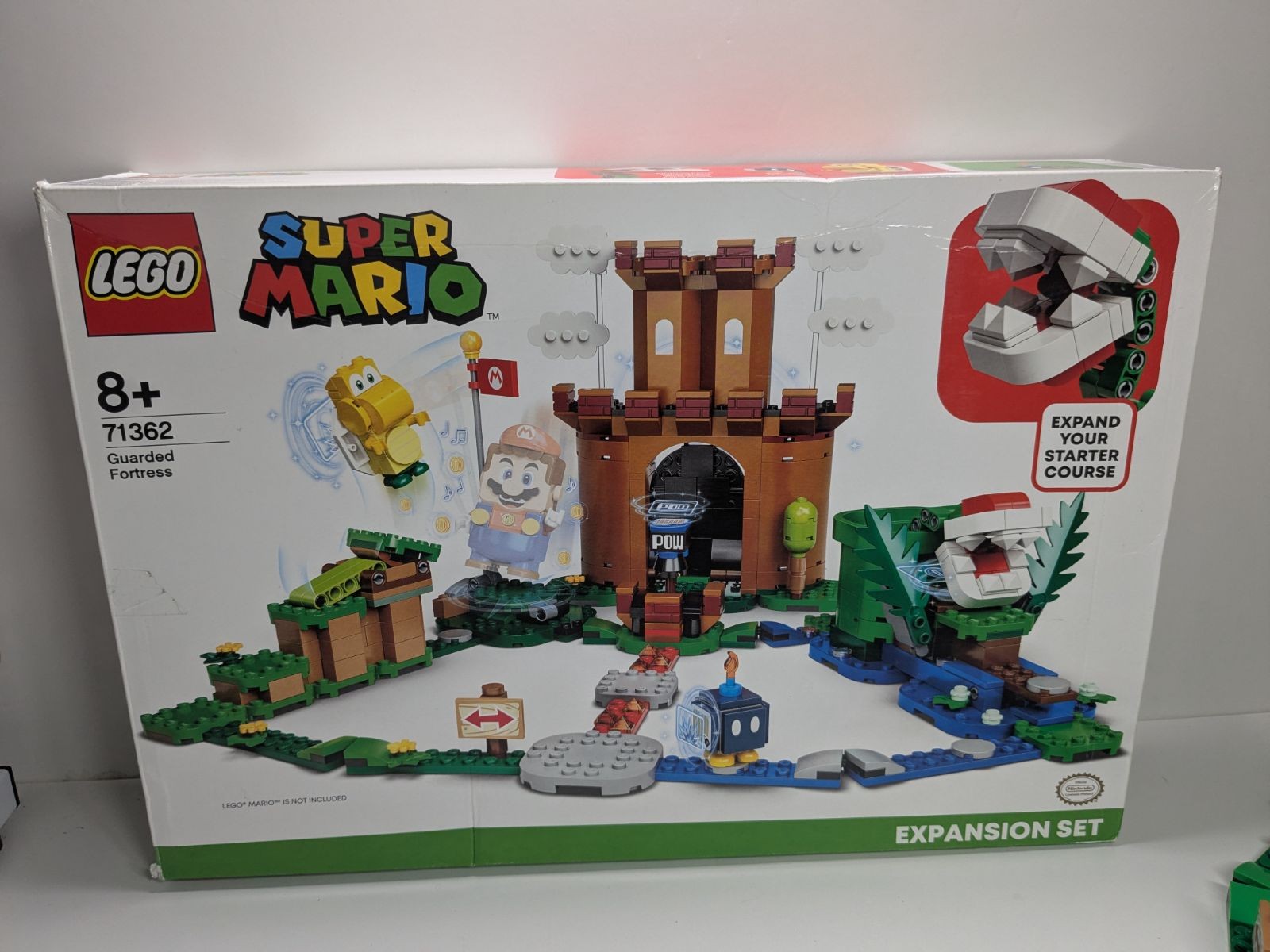 LEGO Super Mario: Guarded Fortress Expansion Set (71362) - Incomplete - side view