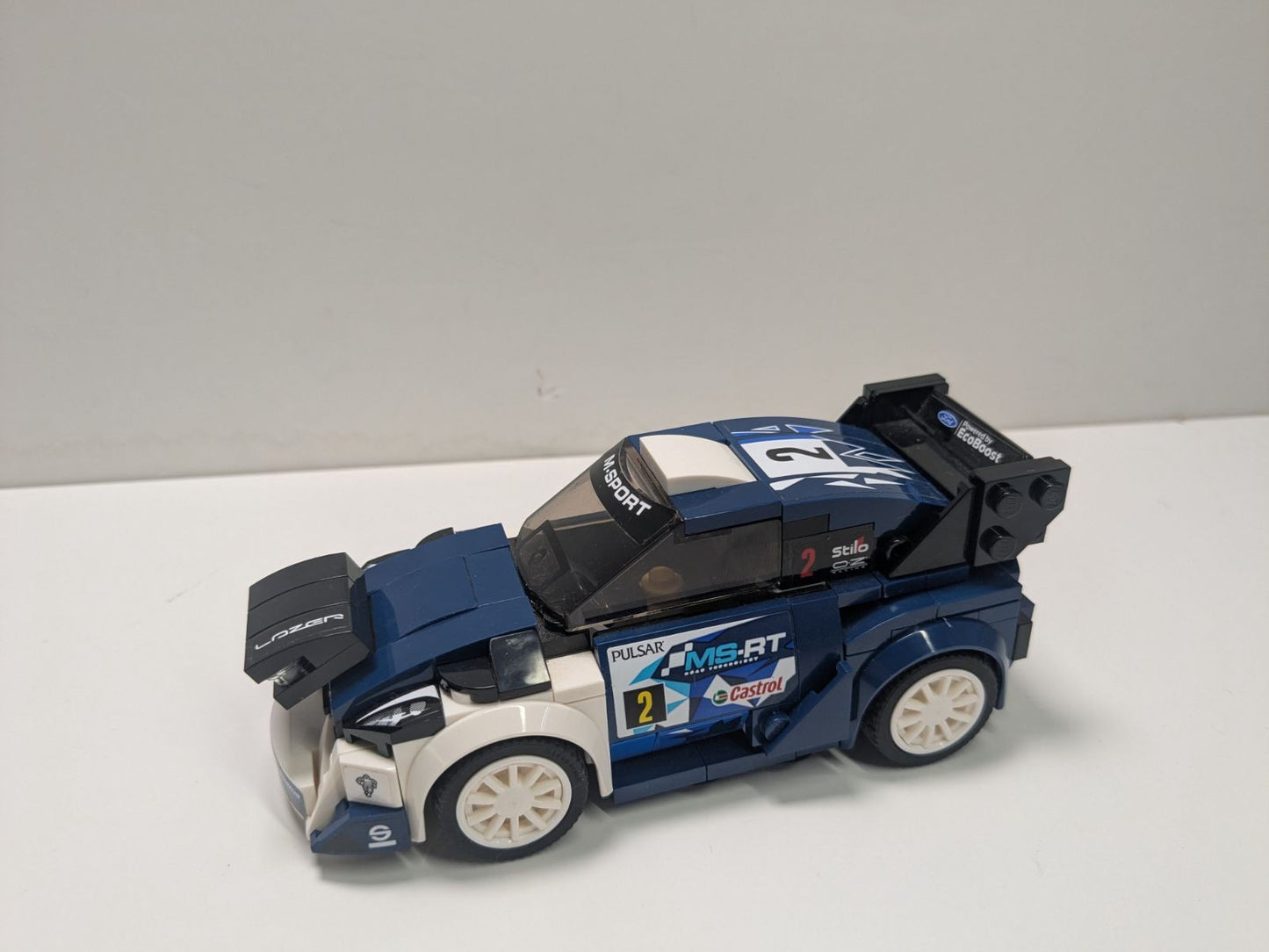 LEGO Speed Champions: Ford Fiesta M-Sport WRC (Missing Stickers) (75885) - Incomplete - set details