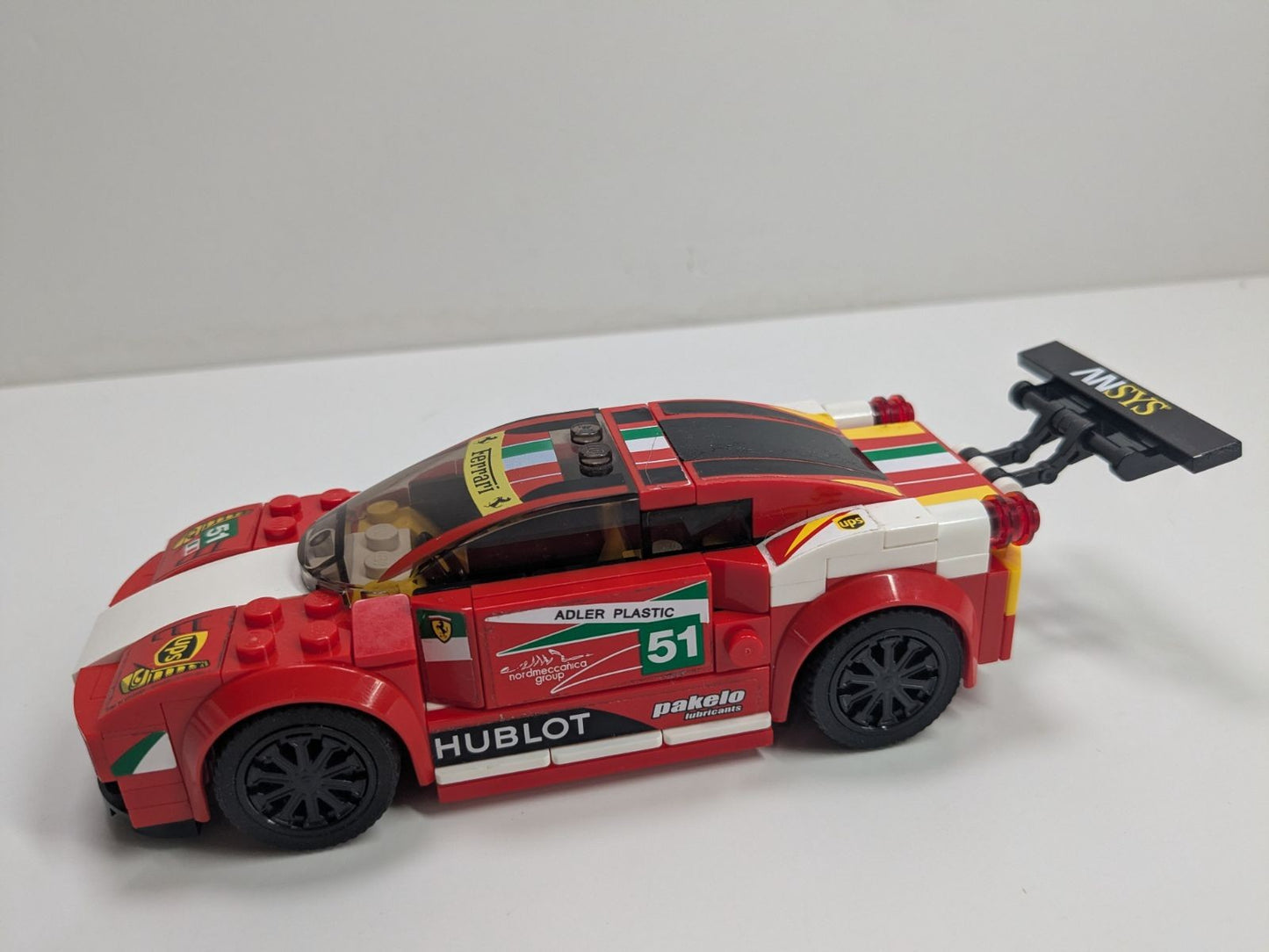 LEGO Speed Champions: 458 Italia GT2 (75908) - Incomplete - set details