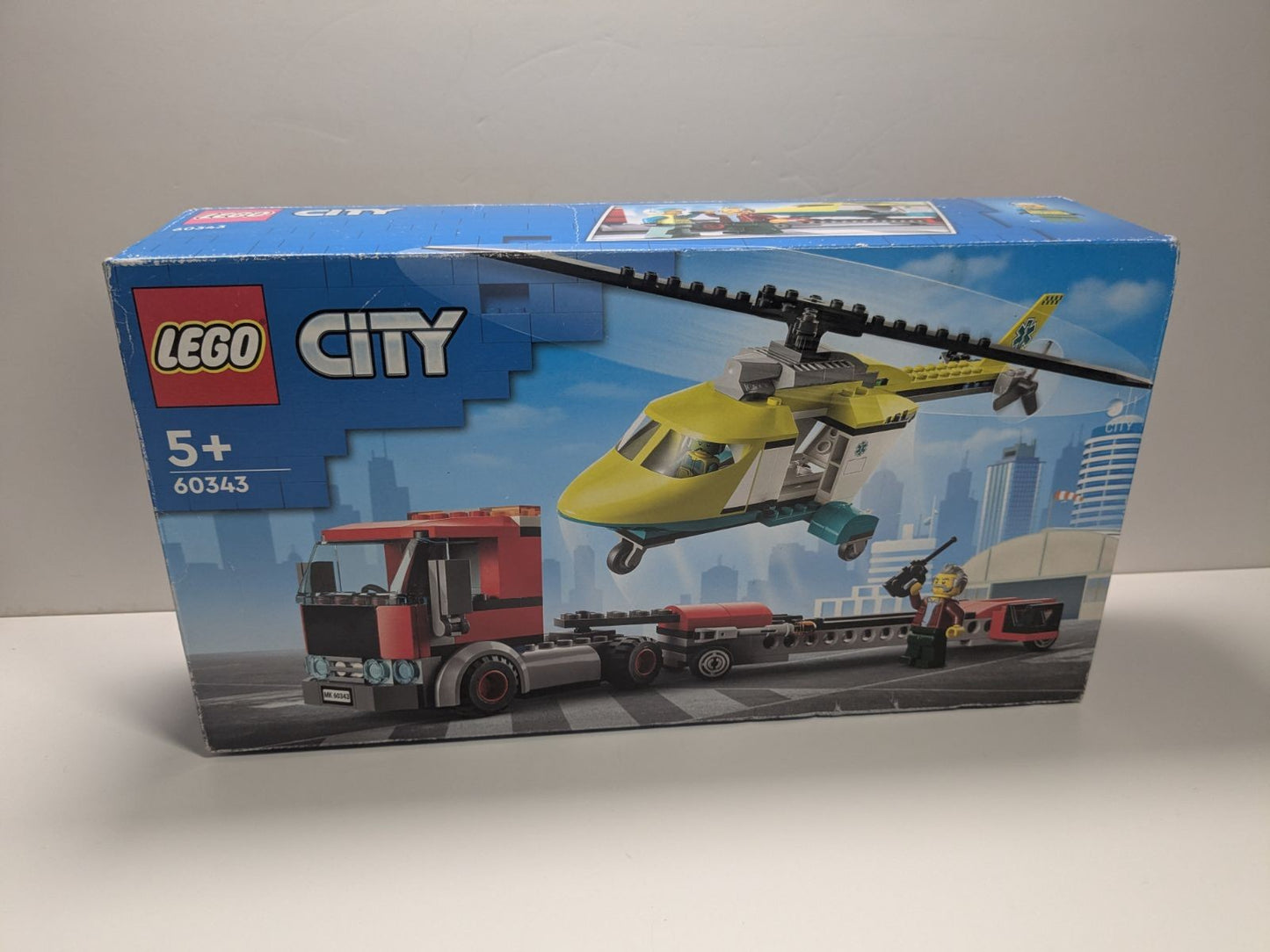 LEGO City: Rescue Helicopter Transporter (60343) - New Sealed