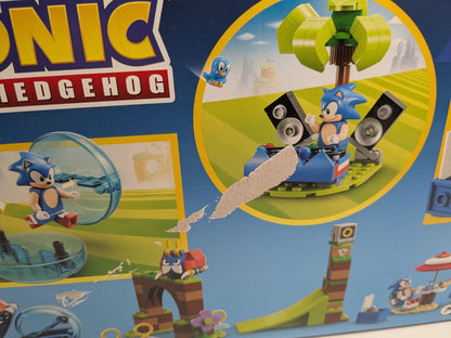 LEGO Sonic The Hedgehog: Sonic the Hedgehog Sonic's Speed Sphere Challenge Set, Buildable Toy Game with 3 Characters incl. a Moto Bug Badnik Figure, Toys for Kids, Boys & Girls 6 Plus Years Old 76990 (76990) - New Sealed - set details