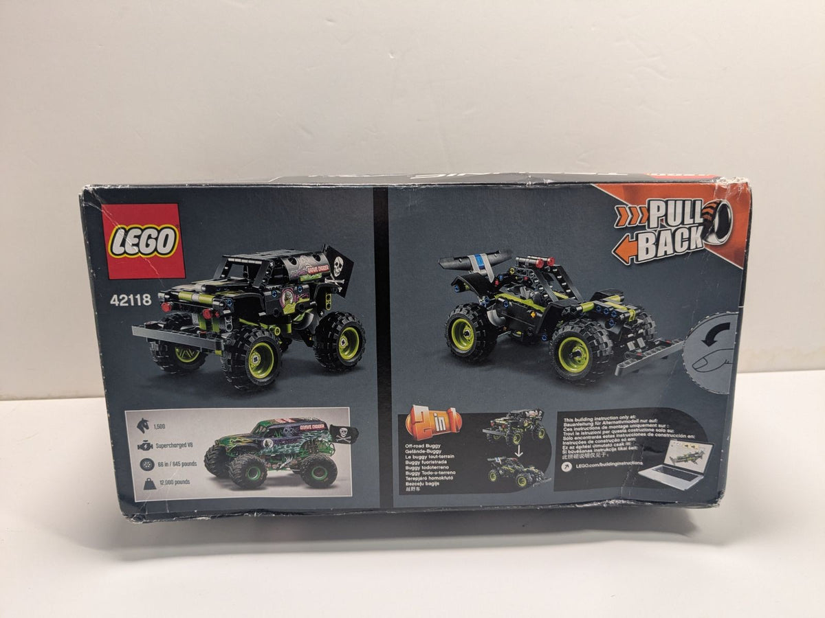 LEGO Technic: Monster Jam Grave Digger (42118) - New Sealed - minifigures