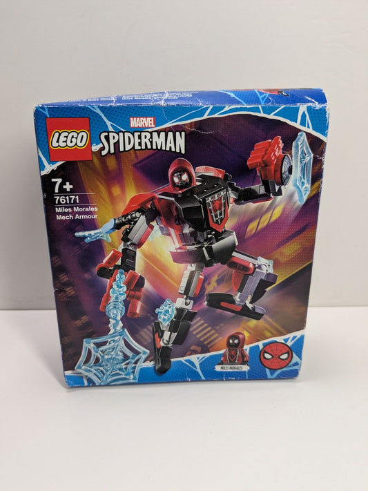 LEGO Super Heroes Marvel: Miles Morales Mech Armor (76171) - New Sealed - box front