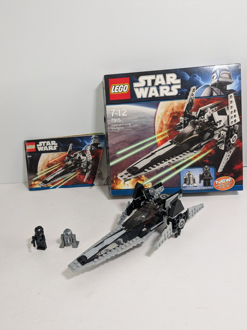 LEGO Star Wars: Imperial V-wing Starfighter (7915) - Complete - box front