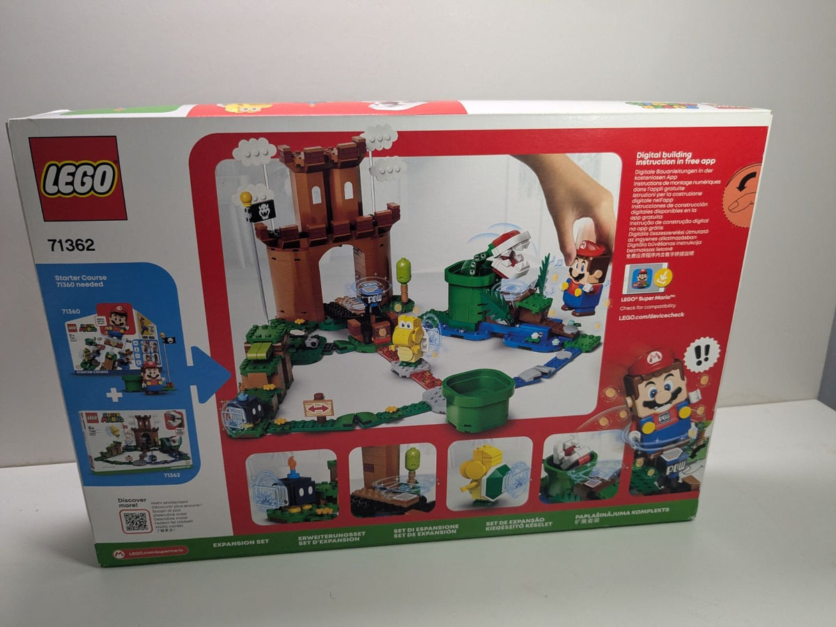 LEGO Super Mario: 71362 Super Mario Guarded Fortress Expansion Set Buildable Game (71362) - New Sealed - minifigures