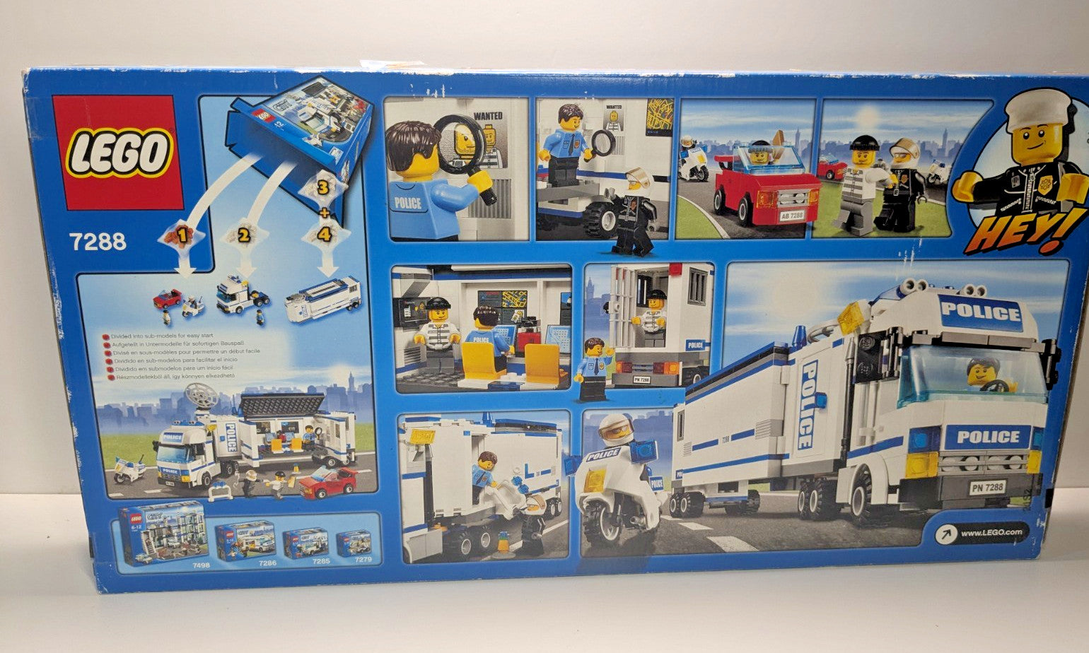 LEGO City: Mobile Police Unit (7288) - New Sealed - minifigures