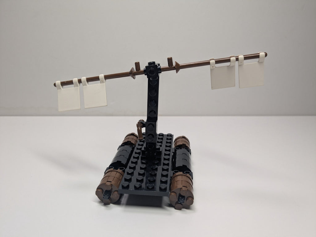 LEGO Pirates: Castaway's Raft (6257) - Incomplete - rear view