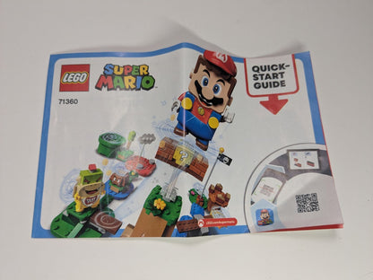 LEGO Super Mario: Adventures with Mario Starter Course (71360) - Complete - side view