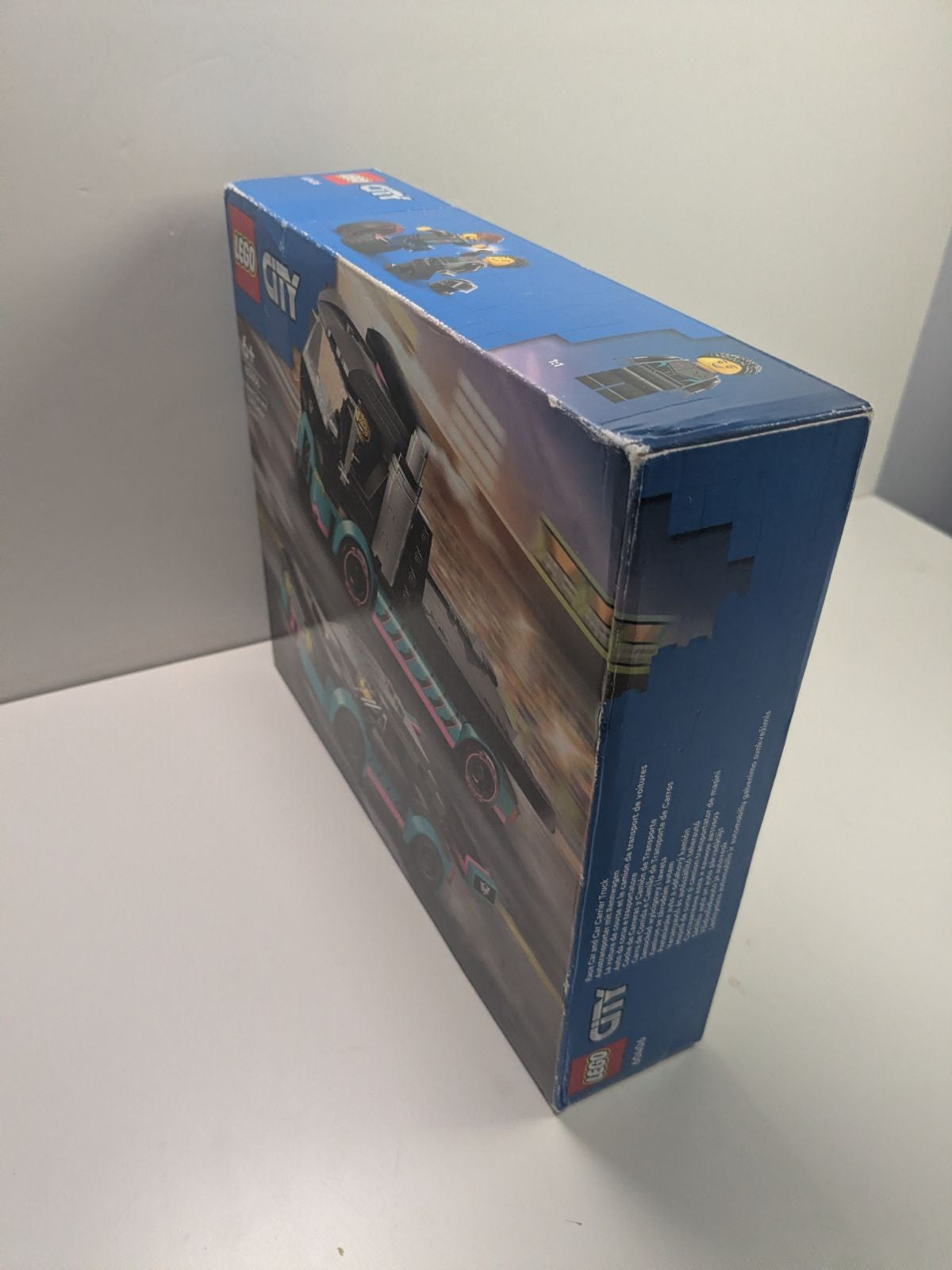 LEGO City: Race Car and Car Carrier Truck (60406) - New Sealed - close-up