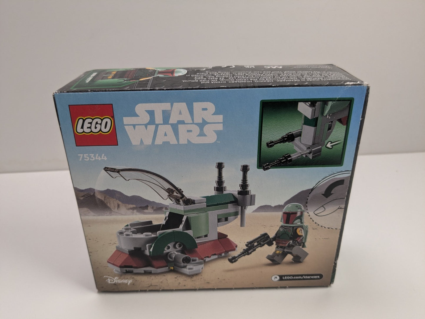 LEGO Star Wars: Boba Fett's Starship Microfighter (75344) - New Sealed - minifigures