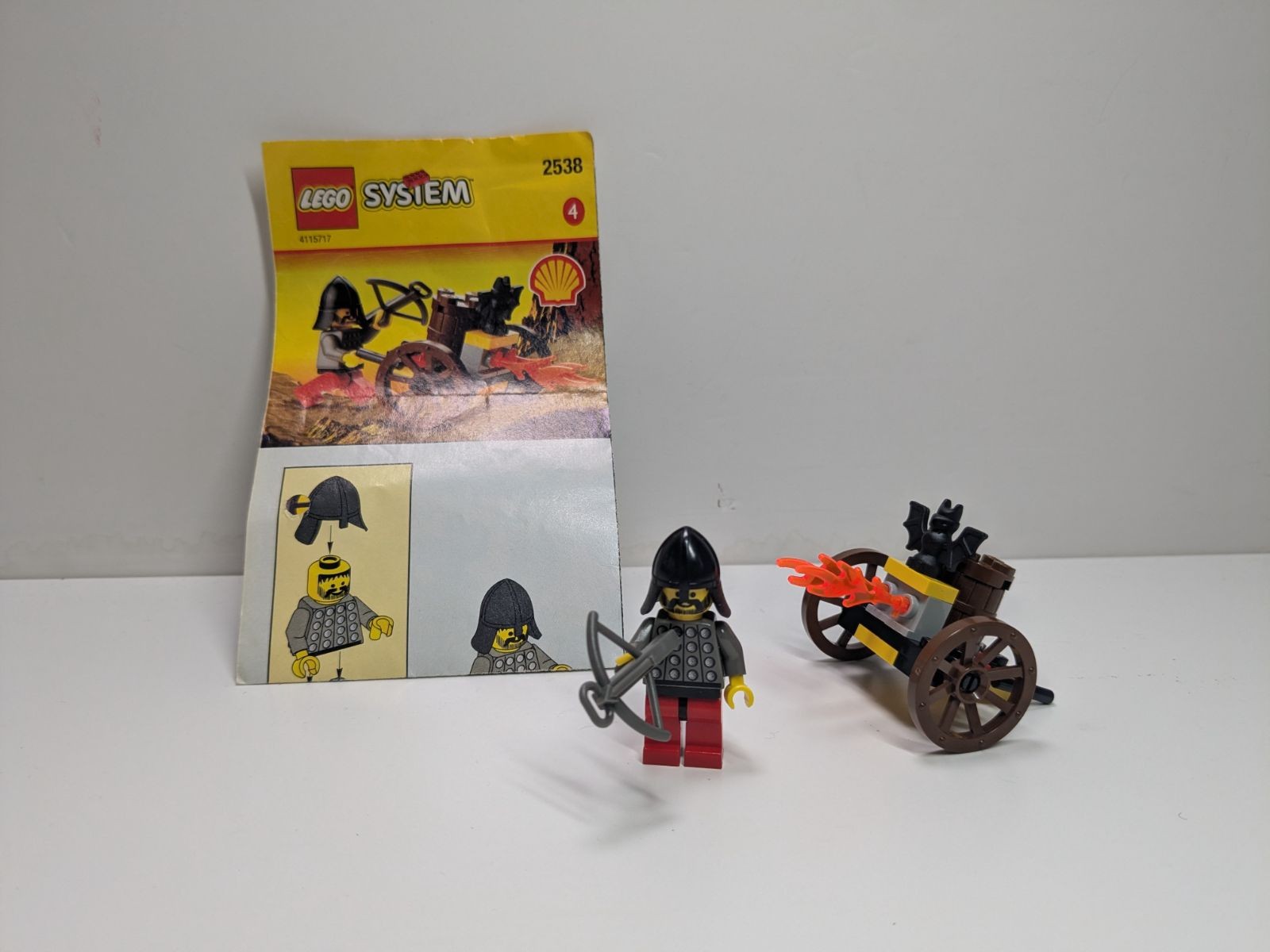 LEGO Castle: Fire-Cart (2538) - Complete - box front