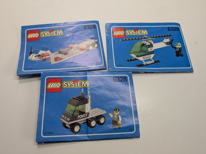 LEGO Town: Helicopter Transport (6328) - Complete - side view