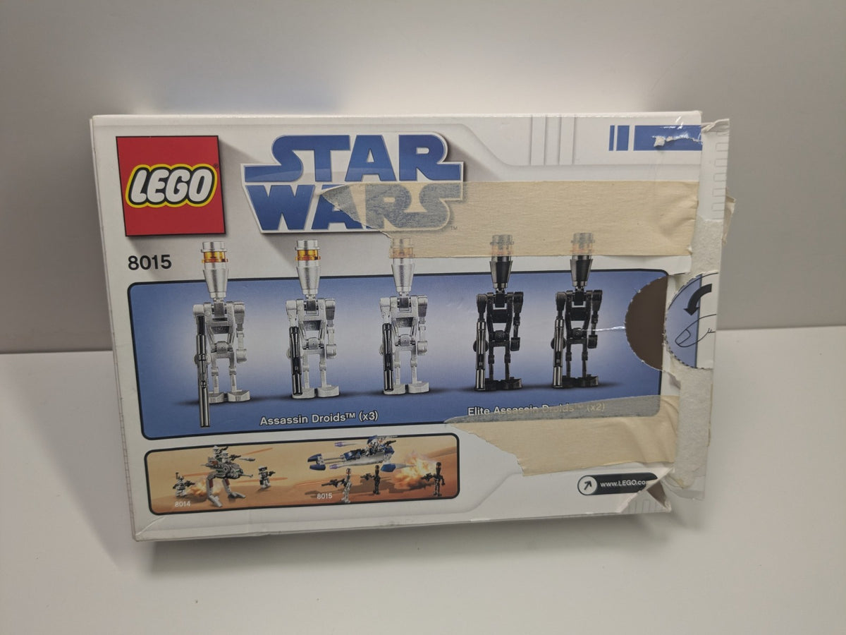 LEGO Star Wars: Assassin Droids Battle Pack (8015) - Complete - rear view