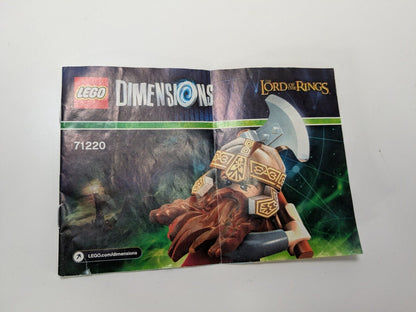 LEGO Dimensions: Gimli Fun Pack (71220) - Complete