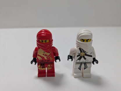 LEGO Ninjago: Fire Temple (2507) - Complete - minifigures