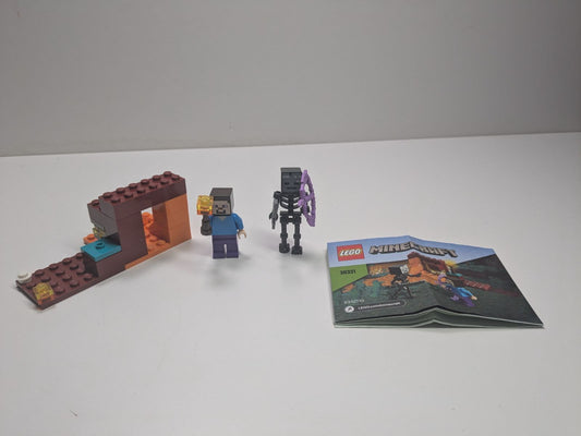 LEGO Minecraft: Minecraft The Nether Duel Polybag Set 30331 (Bagged) (30331) - Complete - box front
