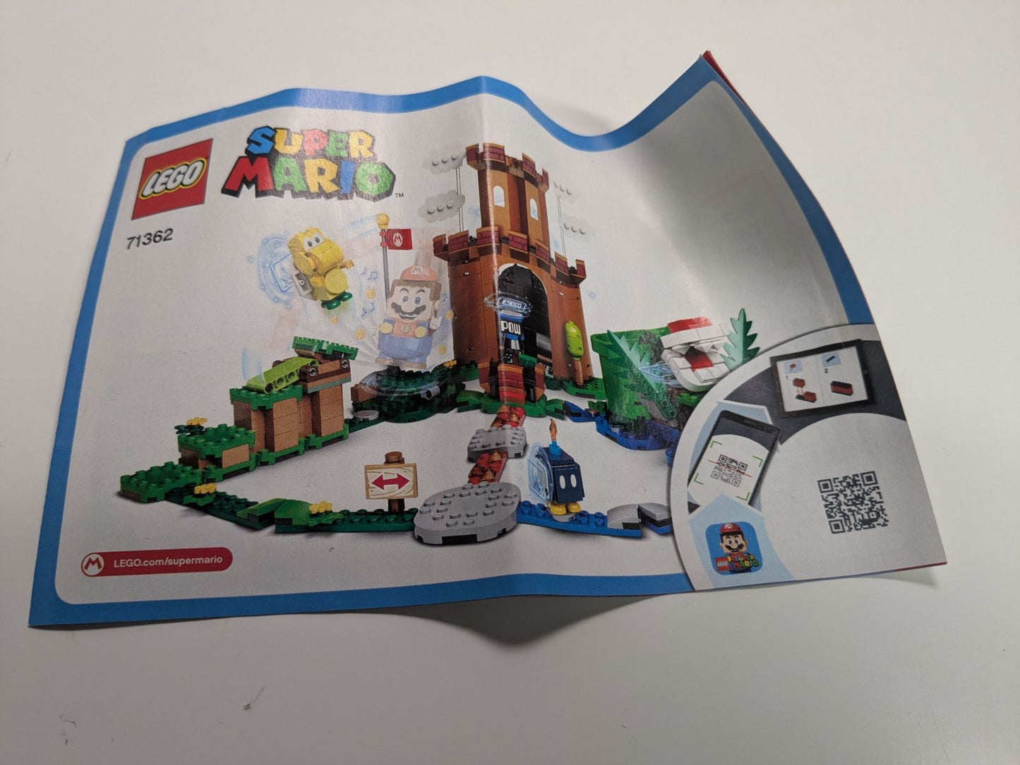 LEGO Super Mario: Guarded Fortress Expansion Set (71362) - Incomplete - contents