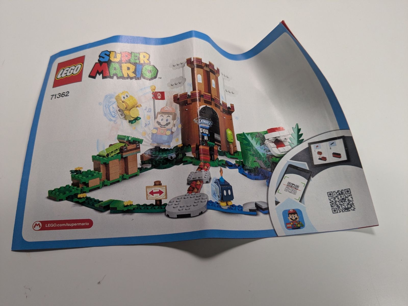 LEGO Super Mario: Guarded Fortress Expansion Set (71362) - Incomplete - contents