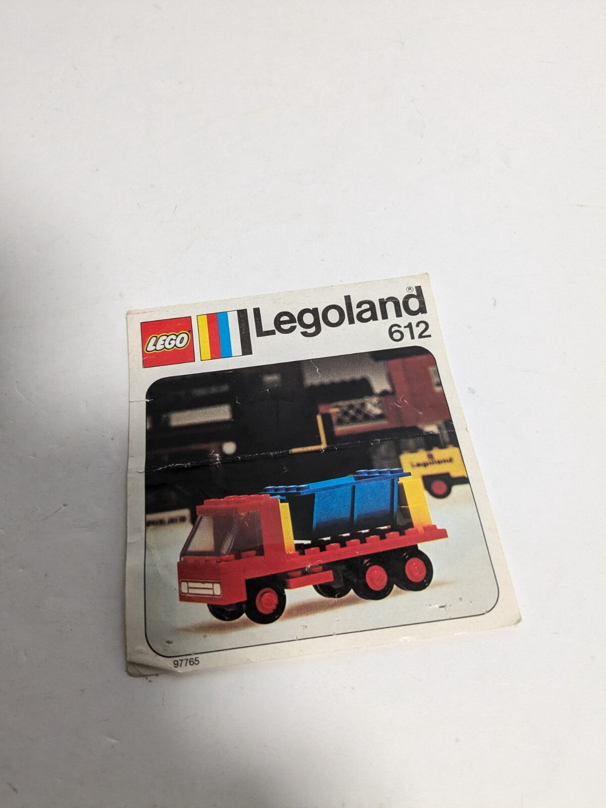 LEGO LEGOLAND: Tipper Truck (612) - Complete