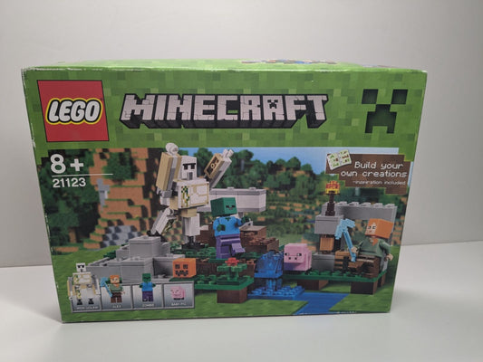 LEGO Minecraft: The Iron Golem (21123) - New Sealed - box front