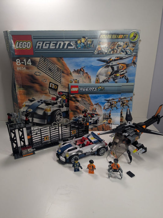 LEGO Agents: Turbocar Chase (8634) - Incomplete - box front