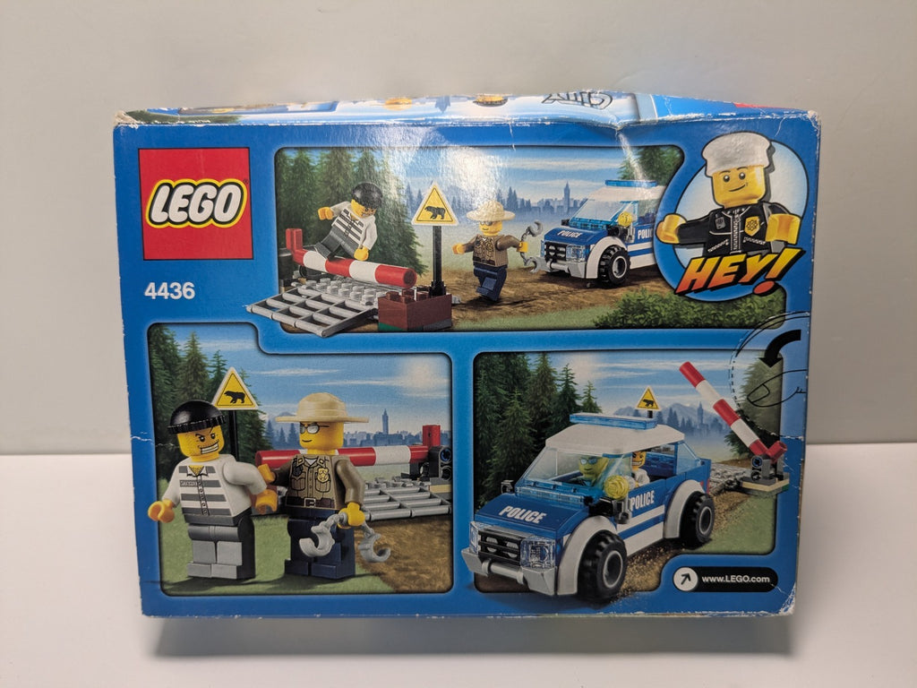 LEGO City: Patrol Car (4436) - New Sealed - minifigures