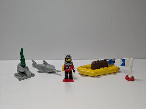 LEGO Town: Sea Hunter (6555) - Complete - box front