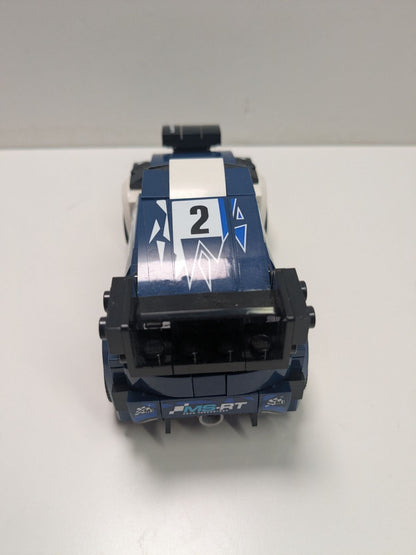 LEGO Speed Champions: Ford Fiesta M-Sport WRC (Missing Stickers) (75885) - Incomplete - rear view