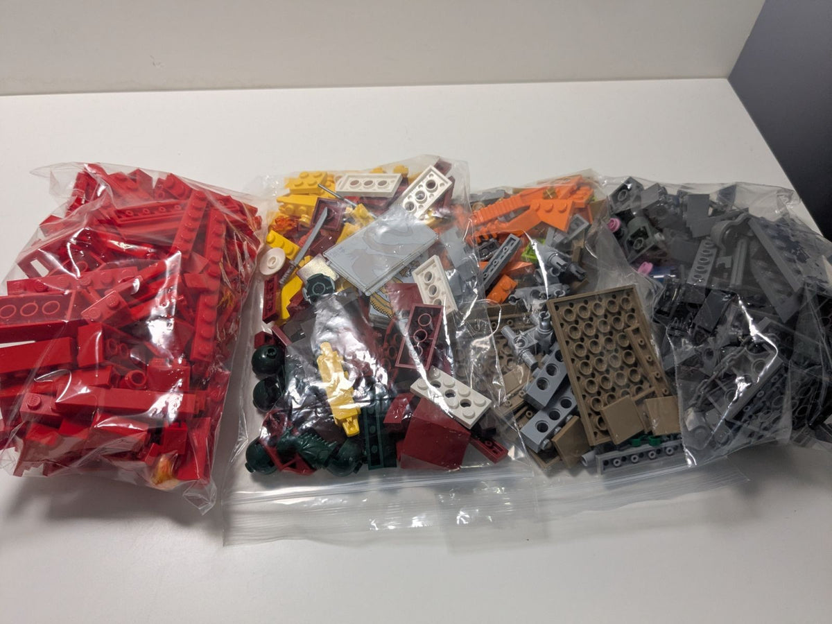 LEGO Ninjago: Fire Temple (2507) - Complete - rear view