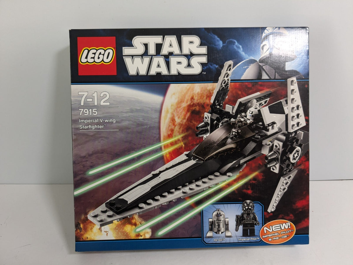 LEGO Star Wars: Imperial V-wing Starfighter (7915) - Complete - side view