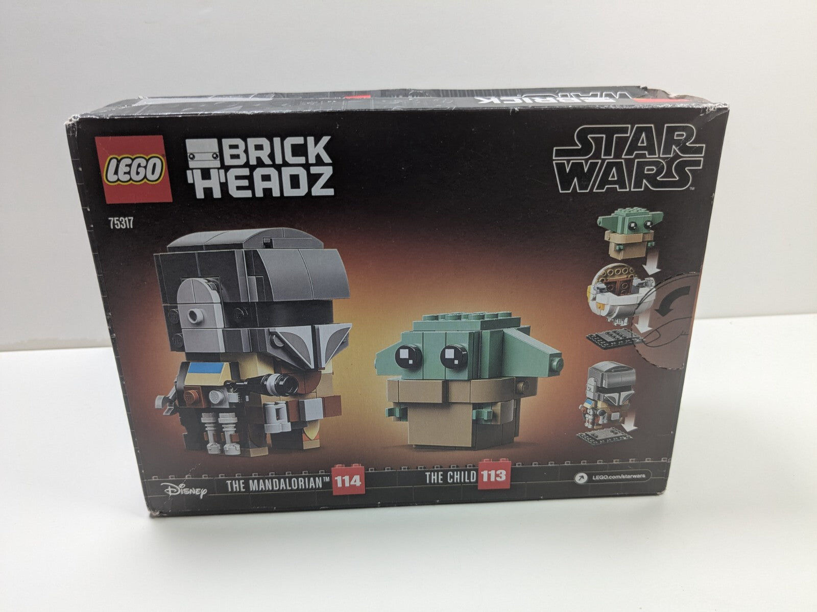 LEGO Brickheadz: The Mandalorian & The Child (75317) - New Sealed - box front