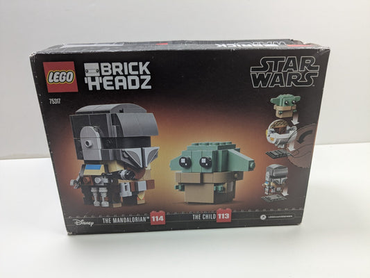 LEGO Brickheadz: The Mandalorian & The Child (75317) - New Sealed - box front