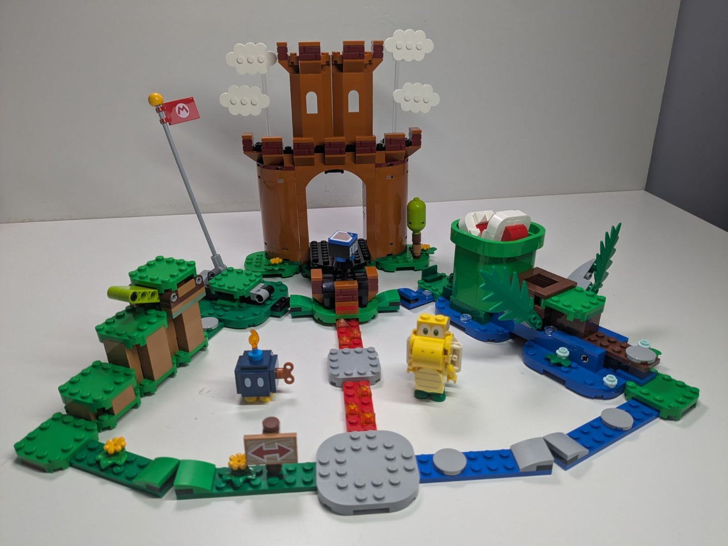 LEGO Super Mario: Guarded Fortress Expansion Set (71362) - Incomplete - built set