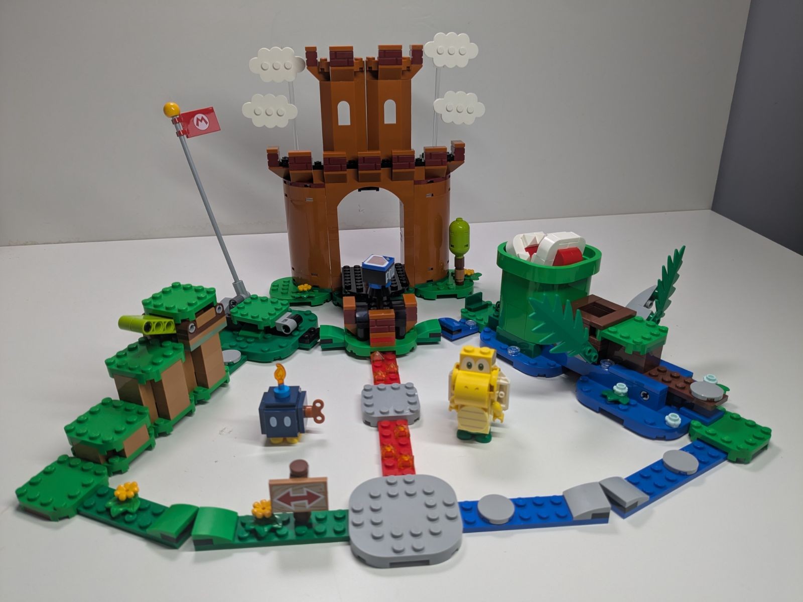 LEGO Super Mario: Guarded Fortress Expansion Set (71362) - Incomplete - built set