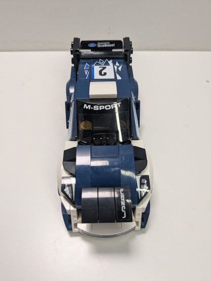 LEGO Speed Champions: Ford Fiesta M-Sport WRC (Missing Stickers) (75885) - Incomplete - alternate view