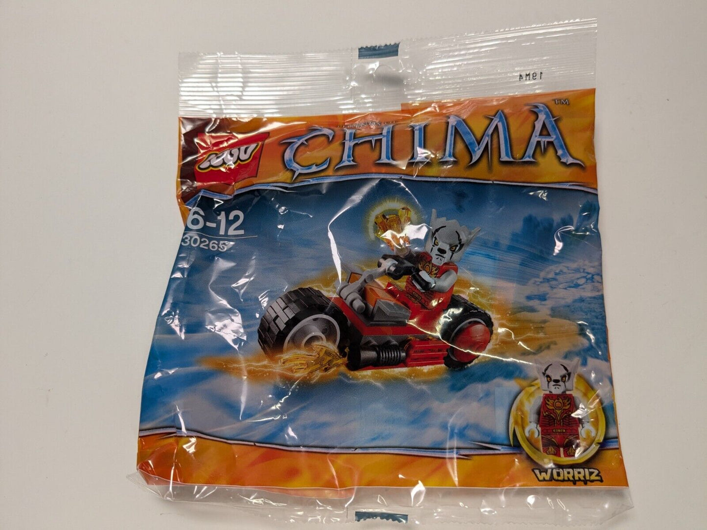 LEGO Legends of Chima: Worriz' Fire Bike (30265) - New Sealed - built set