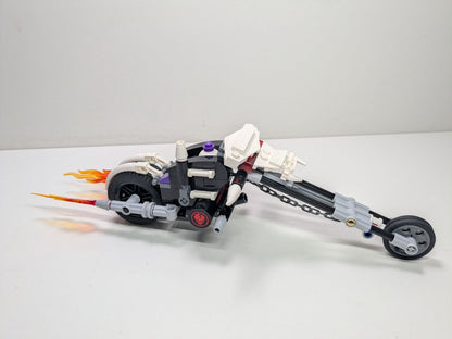 LEGO Ninjago: Skull Motorbike (2259) - Complete - rear view