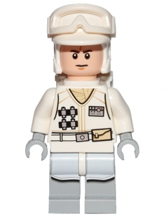 LEGO Star Wars: Hoth Rebel Trooper White Uniform (Frown) (sw0708) - Complete - box front
